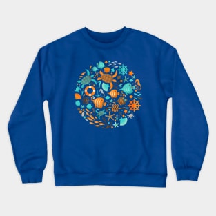 Marine Decorative Crewneck Sweatshirt